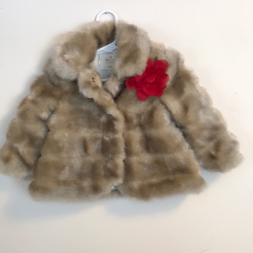 Showstopping Kate Spade Faux Mink Coat